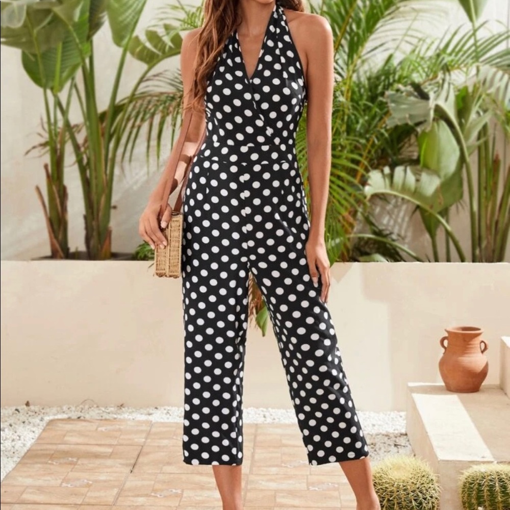 Polka Dot Jumpsuit